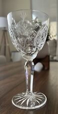 Beyer Bez2 Cut Crystal Wine Glass About 5 3/4” Tall picture