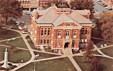 Clarinda IA Iowa Page County Courthouse Aerial 4th of July 1885 Vtg Postcard X3 picture