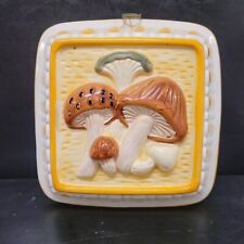 Himark Gourmet Kitchen Ceramic Mushrooms Wall Hanging & Decorative Mold. picture