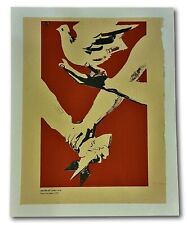 Vietnam War Poster Protect The World With Peace Over US Military Bombings 12x16 picture