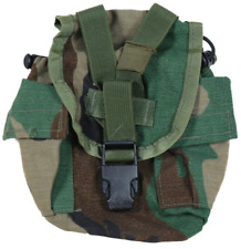 US Army Molle II Canteen Pouch BDU Woodland M81 Military Assault Vest picture