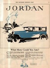 1925 Jordan Line Eight Sedan Original ad - 