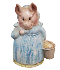 Aunt Pettitoes Beatrix Potter Pig Figurine F Warne Co Beswick England picture