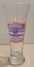 Vintage Budweiser Fluted Beer Glass This Bud's For You picture