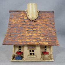 Windy Meadows Pottery Candle House 1989 Country Lane Miniature Train Depot picture