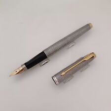 Parker 75 Cisele Sterling Silver  Fountain Pen Made in USA picture