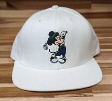 Vintage Disney Pro Collection Mickey Mouse Golf Strapback Hat White New With Tag picture
