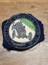  Scarce Hand Stiched Patch Victorian Sporting Car Club    Race  picture
