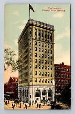 Hartford CT-Connecticut, National Bank Building, Antique, Vintage Postcard picture
