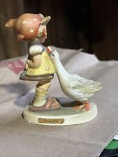 Rare VINTAGE HUMMEL GERMANY #47 3/0 GOOSE GIRL FIGURINE ~EARLY CROWN MARK~ picture