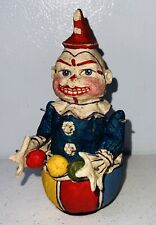 RARE Poliwoggs Jointed Colorful 6” Folk Art Clown picture