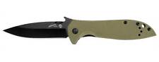 Kershaw Emerson CQC-4K Brown Handle Drop Point Blade Knife w/ Wave 6054BRNBLK picture