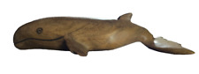 Vintage Ironwood Whale Figure, Hand Carved,  10.5 Inches Long  5.5 wide picture