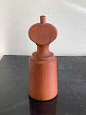 Vintage Denmark Jens H Quistgaard Teak Wood Salt Shaker & Pepper Mill Grinder picture