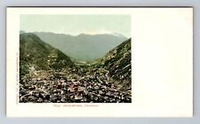 Georgetown CO-Colorado, Aerial Rocky Mountain Town View, Vintage Postcard picture