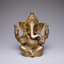 Small Ganesha Statue - Lord Ganesh Brass - 847 gms 5