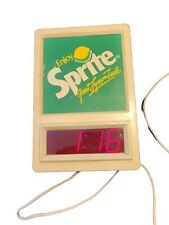 SPRITE Enjoy Soda Pop Digital Wall Clock - SIGN, Vintage Advertising - WORKS picture