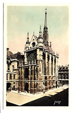 PARIS France La Sainte Chapelle Holy Chapel Vintage Church French Postcard picture