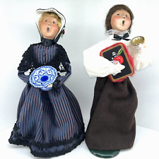 VTG 1992/2001 Byers Choice Ltd The Carolers Figurine Dolls Set 2 Different 12