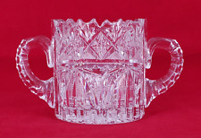 Very Rare Antique American Brilliant Cut Glass Starburst 3.5