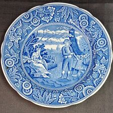 Vintage Woodman Spode Blue Room Collection Dinner Plate England S3427-A5 picture