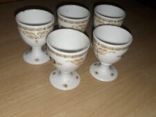 RARE LOT OF 5 Theodore Haviland NY HOTEL MCALPINE Egg Cups Paris France French picture