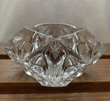 Beautiful Partylite Quad Heavy Prism 24% Full Lead Crystal Votive Candleholder picture