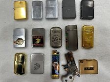 Lot Of (15) Vintage Zippo, Camel, Star Trek, Elgin American Lighters picture