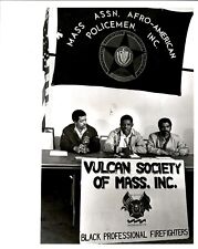 LG964 Original Photo VULCAN SOCIETY OF MASS AFRO-AMERICAN POLICEMEN FIREFIGHTERS picture