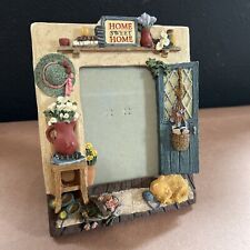 Figi Graphics Picture Frame Whimsical Cottage Home Sweet Home  picture