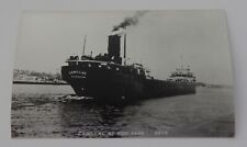 Steamship Steamer CADILLAC real photo postcard picture