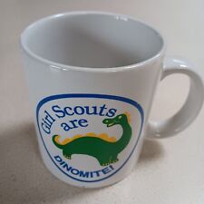Vintage Girl Scouts Are Dinomite Coffee Mug picture