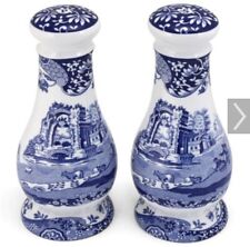 Spode Blue Italian Oversized Salt & Pepper Shakers (C.1816Y) picture