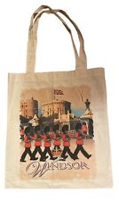 Windsor Castle England Tote Bag Made In UK 14”x16” Cotton BRAND NEW picture
