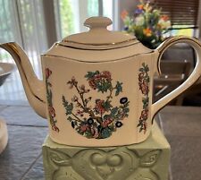 Vintage Porcelain Floral Teapot By Arthur Wood England picture