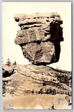Balanced Rock. Garden Of The Gods. Colorado Real Photo Postcard. RPPC picture