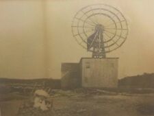 Antique Large Format Windmill Photo - Very Unique Windmill - U.S.? Water? Power? picture