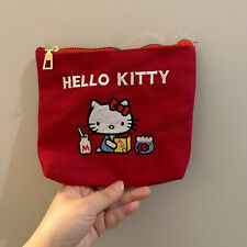 Cute Girl's Red Hello Kitty Makeup Bag Cosmetic Case Lipstick Storage Pouch Gift picture