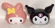 Hello Kitty Salt & Pepper Shakers Set My Melody Kuromi Ceramic Sanrio NEW In Box picture