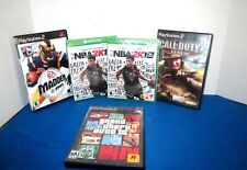 WHOLESALE LOT 5 VIDEO GAMES PRE-OWNED PS2 MADDEN/CALL OF DUTY/GRAND THEFT/ NBA 2 picture
