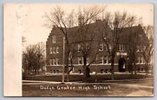 eStampsNet - RPPC Dodge Center High School Minnesota 1908 Postcard  picture