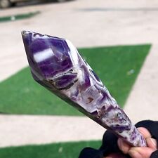 94gNatural Dream Amethyst Quartz Crystal Single End Magic Wand Targeted Therapy picture