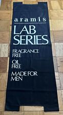 Vintage 1980’s Department Store Aramis Lab Series  Cloth Display Banner 71”x 24” picture