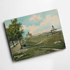 A3 PRINT - Vintage Scotland - Nairn. The Links & Bandstand picture