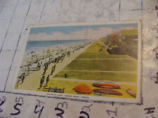 Orig Vint post card 1940 BROADWALK SCENE, VIRGINIA BEACH, VVIRGINIA picture