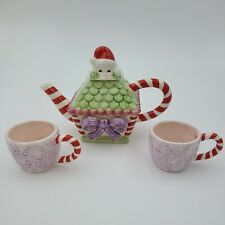 Vintage 2001 Mudpie Santa Mini Tea Set picture