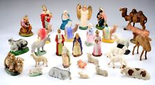 Vintage Pre-War WWII German & Italy Nativity Figures 30 Pieces Total - LQQK picture
