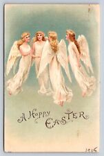 c1905 Angels Curt Teich Easter P704 picture