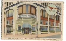 Postcard The Golden Pheasant Restaurant San Francisco CA  picture