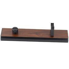 Fixed Knife Display Stand Black Brown Wood 10.5